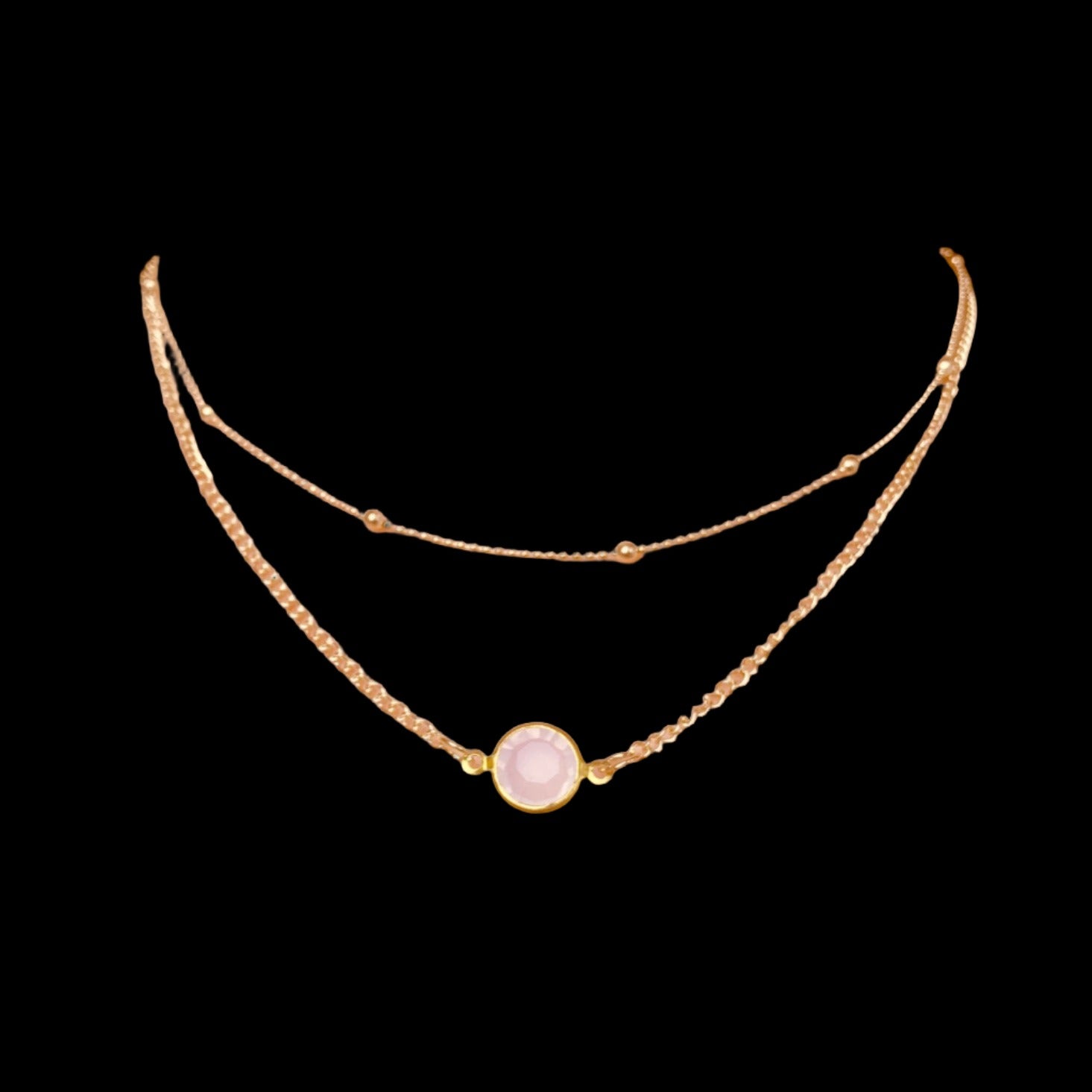 Crystal Golden Choker