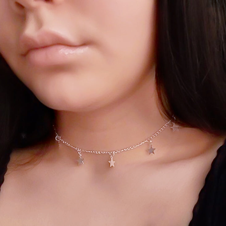 Silver Star Necklace