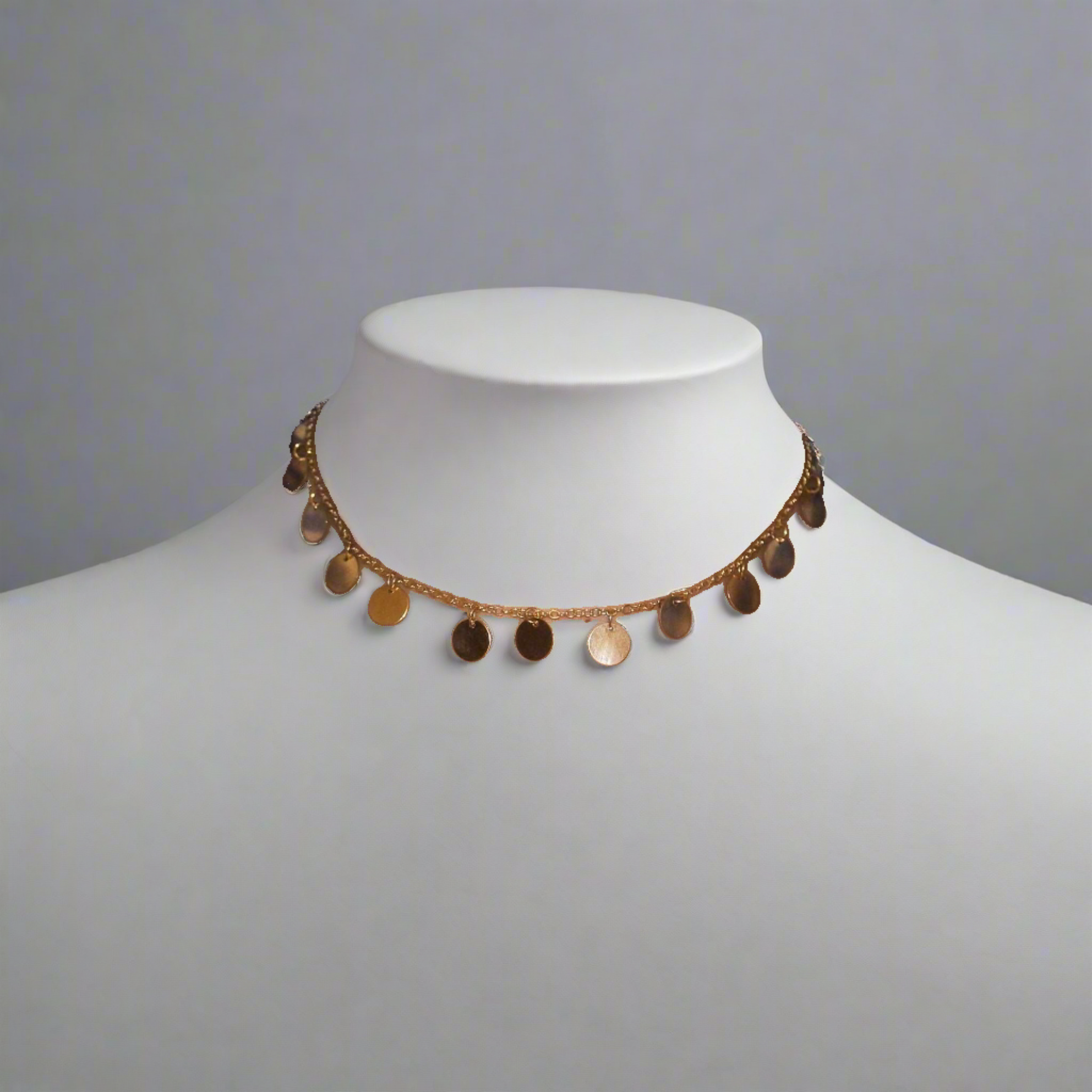 Golden Ring Necklace