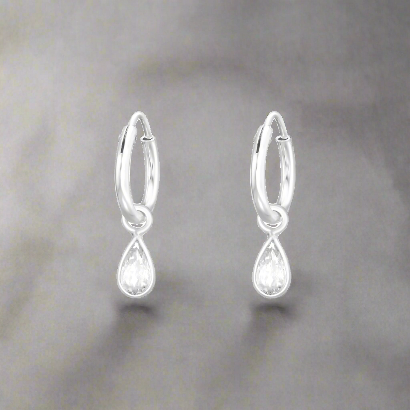 Teardrop Ear Hoops