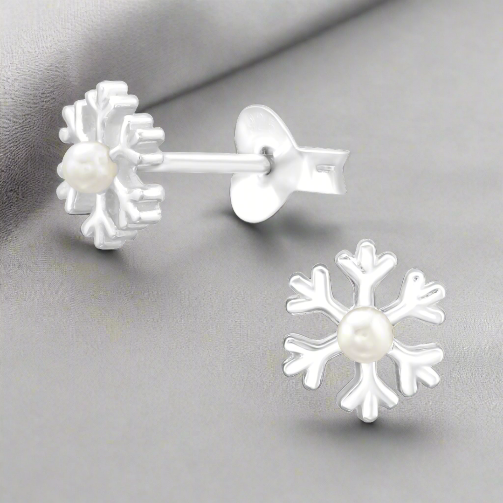 Snowflake Ear Studs