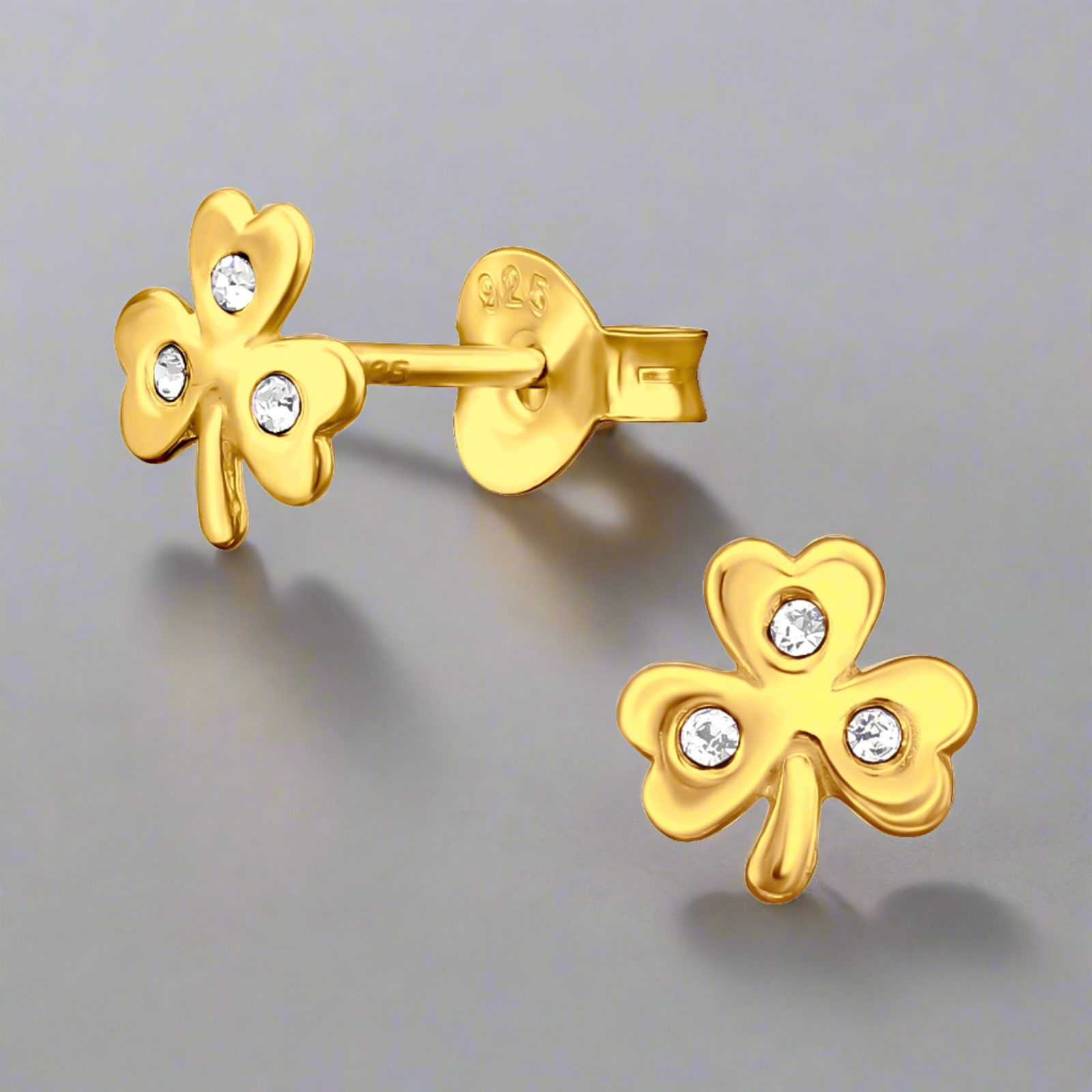 Three Leaf Clover Earrings