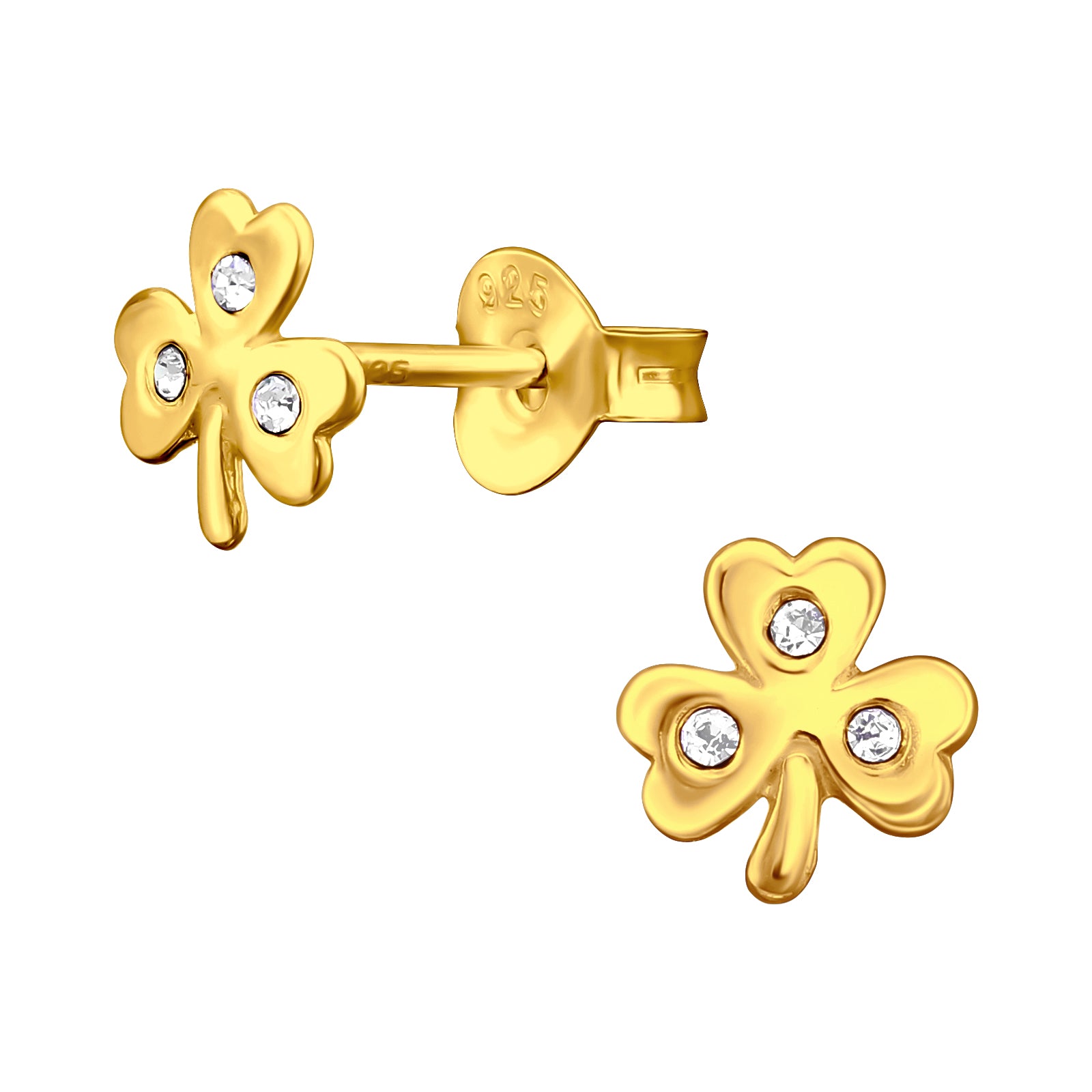 Three Leaf Clover Earrings